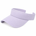 Visière de sport taille unique en textile matelassé lavande
