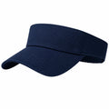 Visière de sport taille unique textile mesh bleu marine réglable